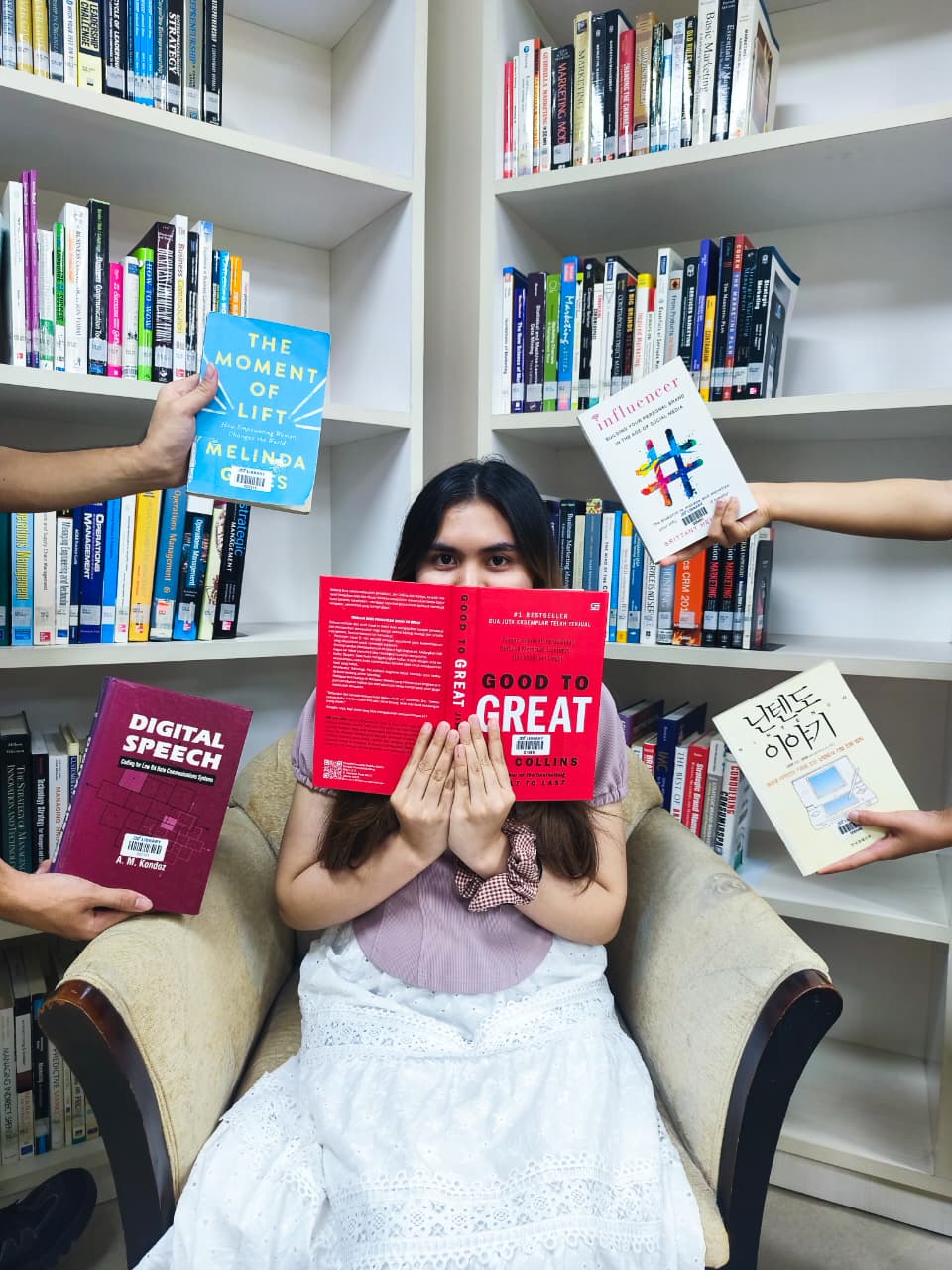 Student searching for answers