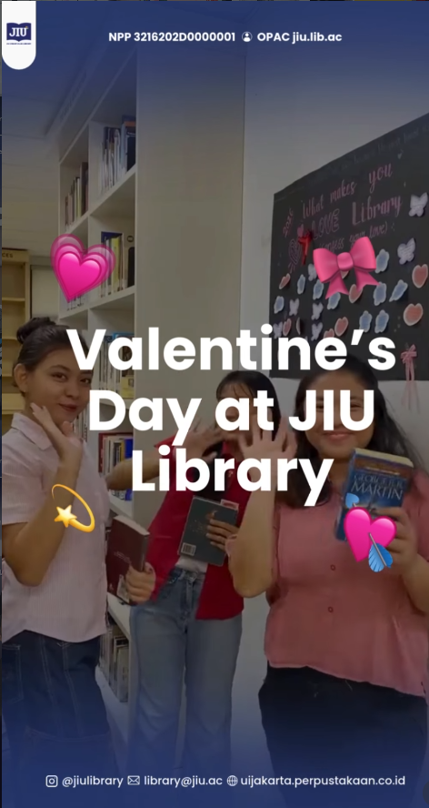 Valentine at JIU Library: Spreading Love and Excellence 2026